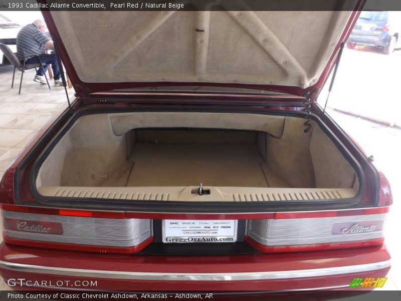 Pearl Red / Natural Beige 1993 Cadillac Allante Convertible
