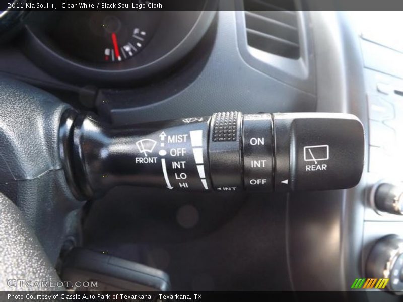 Clear White / Black Soul Logo Cloth 2011 Kia Soul +