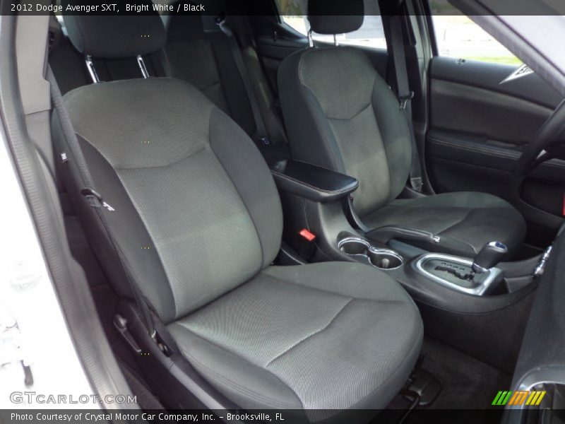 Bright White / Black 2012 Dodge Avenger SXT