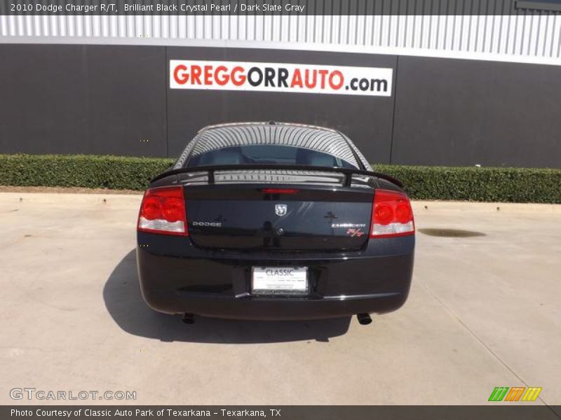 Brilliant Black Crystal Pearl / Dark Slate Gray 2010 Dodge Charger R/T