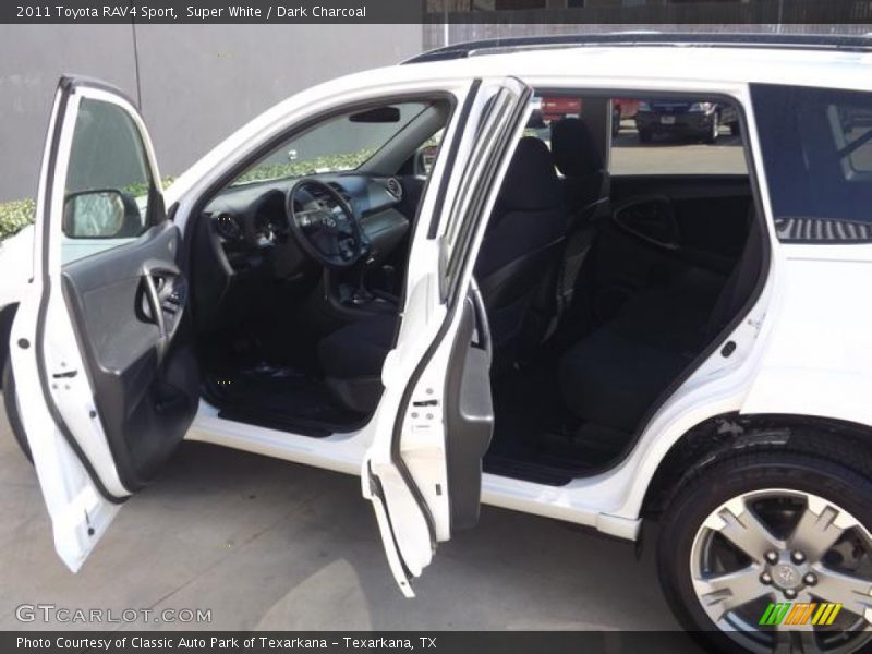 Super White / Dark Charcoal 2011 Toyota RAV4 Sport