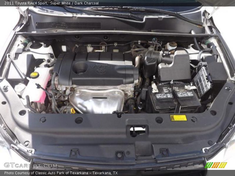 Super White / Dark Charcoal 2011 Toyota RAV4 Sport