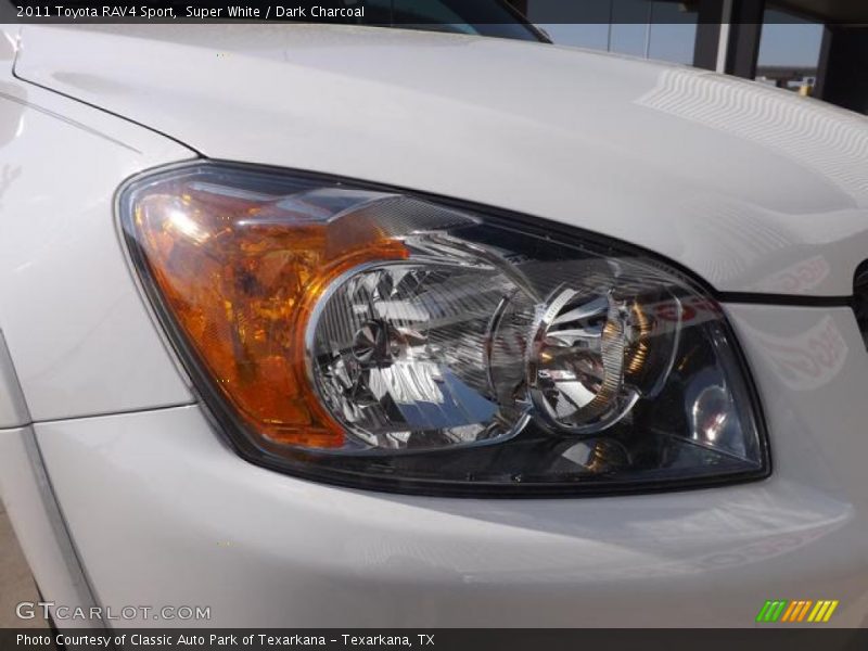 Super White / Dark Charcoal 2011 Toyota RAV4 Sport