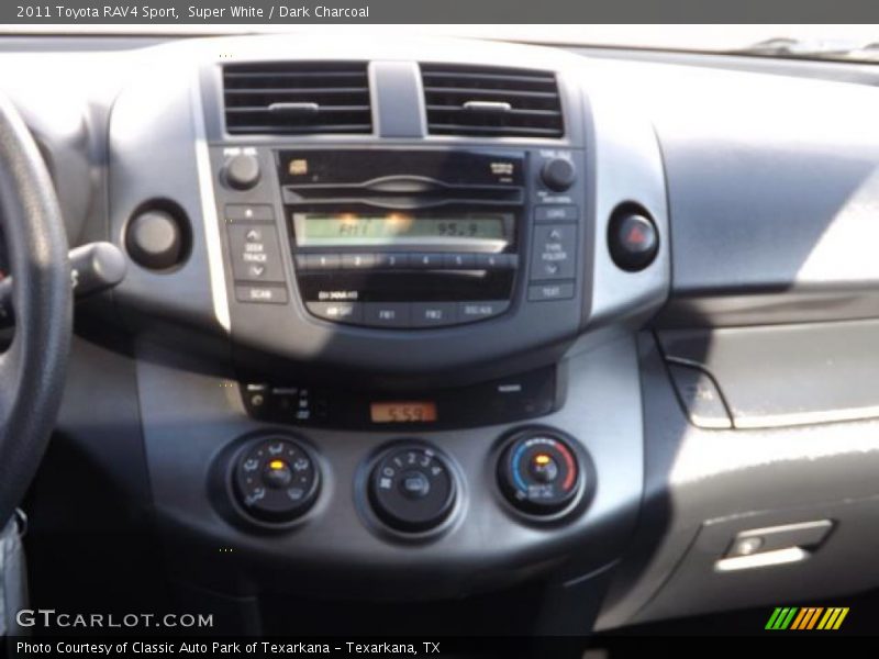 Super White / Dark Charcoal 2011 Toyota RAV4 Sport