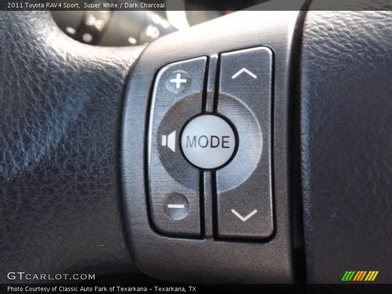 Super White / Dark Charcoal 2011 Toyota RAV4 Sport