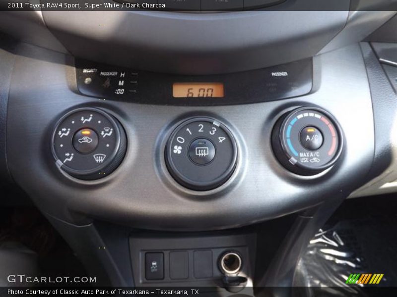 Super White / Dark Charcoal 2011 Toyota RAV4 Sport