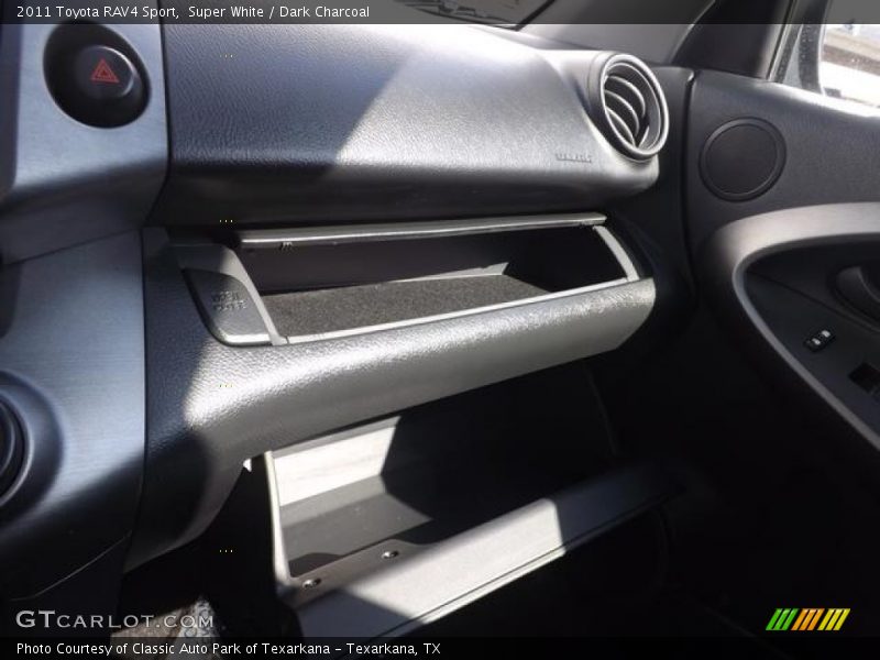 Super White / Dark Charcoal 2011 Toyota RAV4 Sport