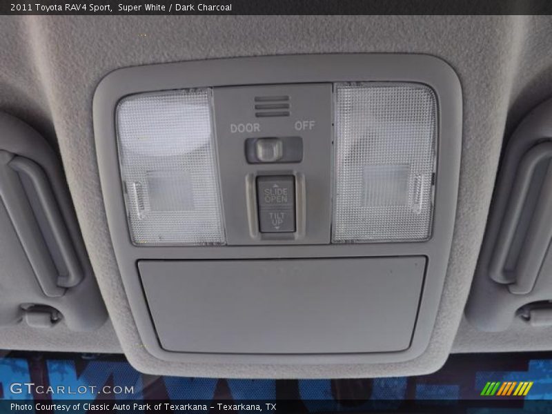 Super White / Dark Charcoal 2011 Toyota RAV4 Sport