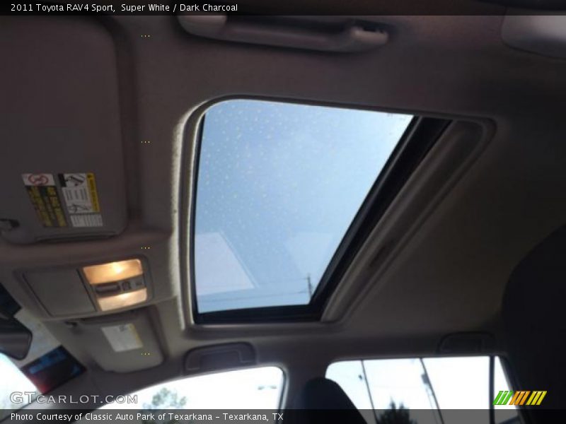 Super White / Dark Charcoal 2011 Toyota RAV4 Sport
