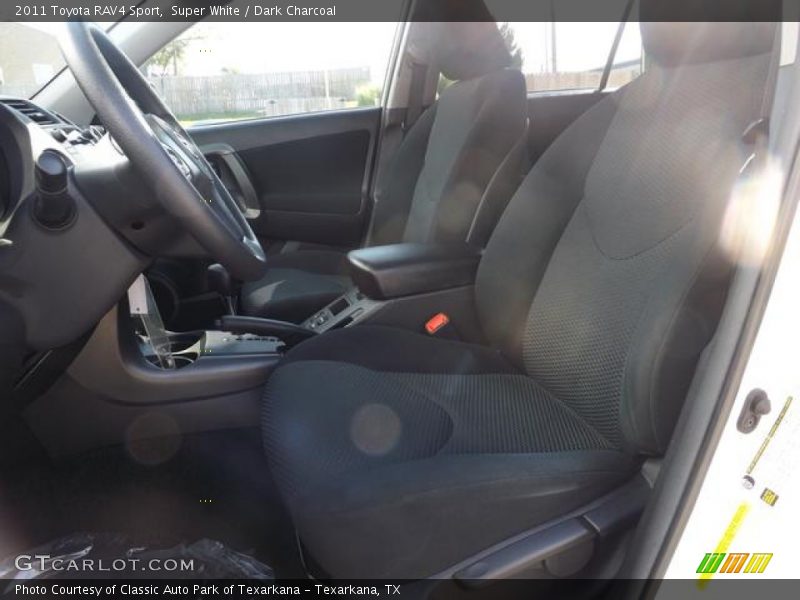 Super White / Dark Charcoal 2011 Toyota RAV4 Sport