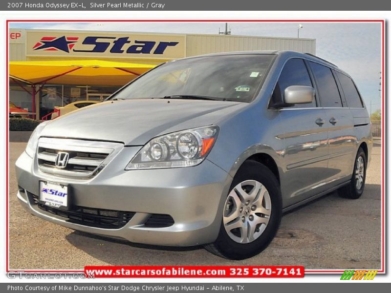 Silver Pearl Metallic / Gray 2007 Honda Odyssey EX-L