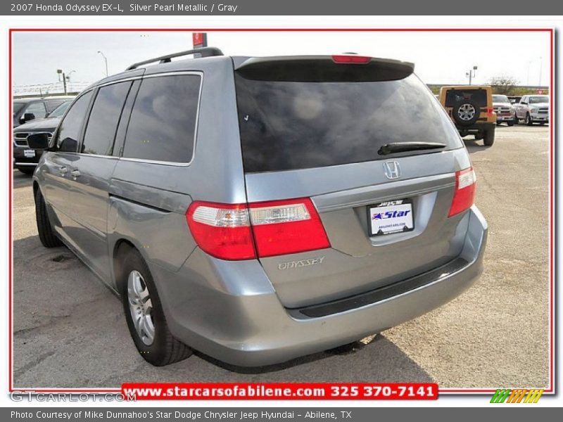 Silver Pearl Metallic / Gray 2007 Honda Odyssey EX-L