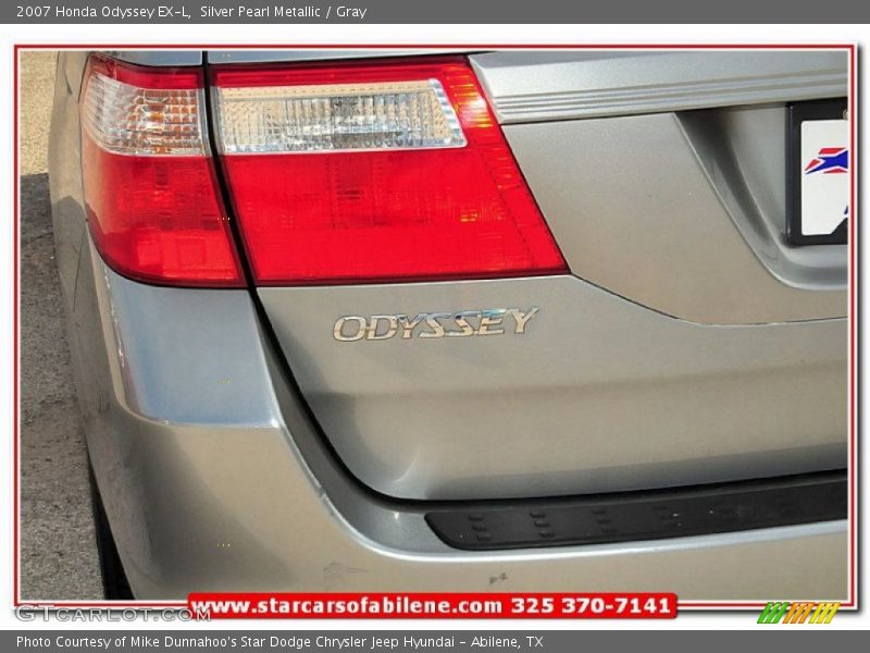 Silver Pearl Metallic / Gray 2007 Honda Odyssey EX-L