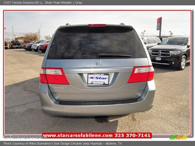 Silver Pearl Metallic / Gray 2007 Honda Odyssey EX-L