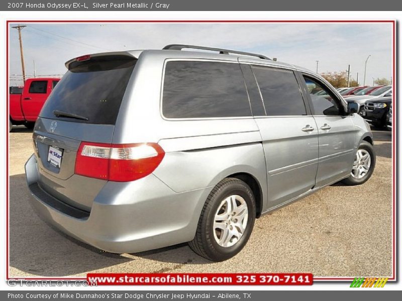 Silver Pearl Metallic / Gray 2007 Honda Odyssey EX-L