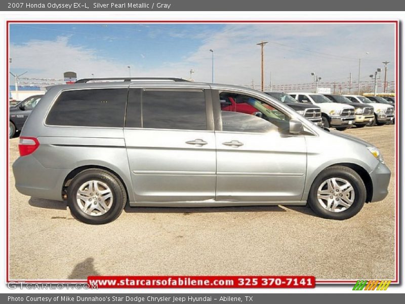 Silver Pearl Metallic / Gray 2007 Honda Odyssey EX-L