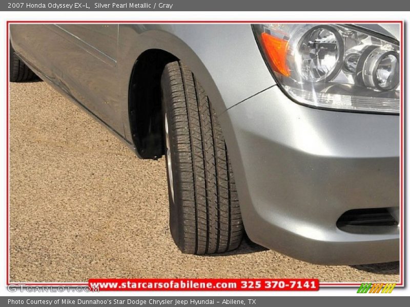 Silver Pearl Metallic / Gray 2007 Honda Odyssey EX-L