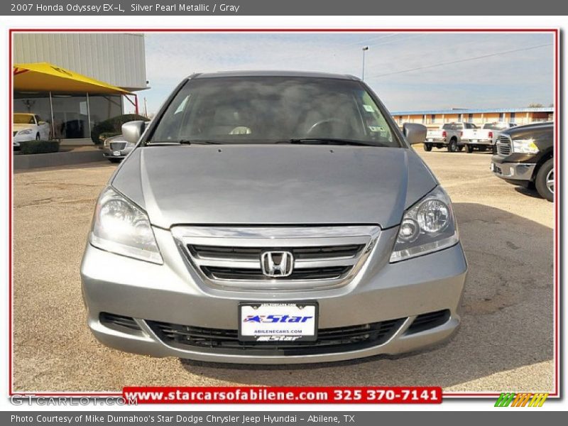 Silver Pearl Metallic / Gray 2007 Honda Odyssey EX-L