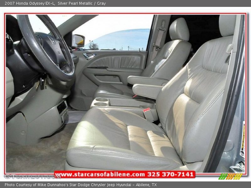 Silver Pearl Metallic / Gray 2007 Honda Odyssey EX-L
