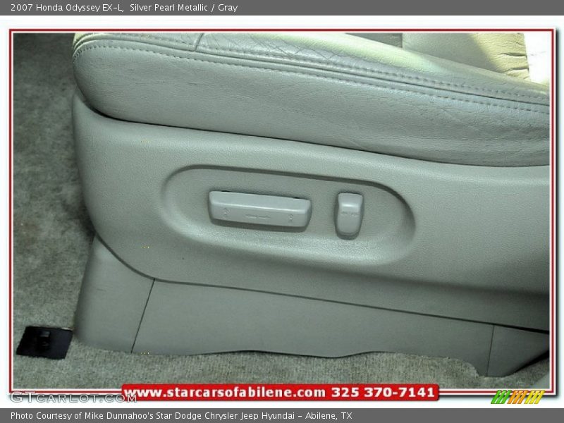 Silver Pearl Metallic / Gray 2007 Honda Odyssey EX-L