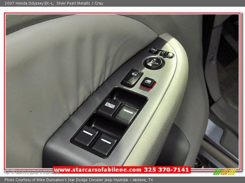 Silver Pearl Metallic / Gray 2007 Honda Odyssey EX-L