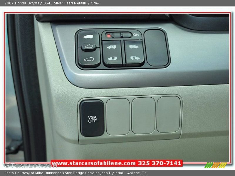Silver Pearl Metallic / Gray 2007 Honda Odyssey EX-L