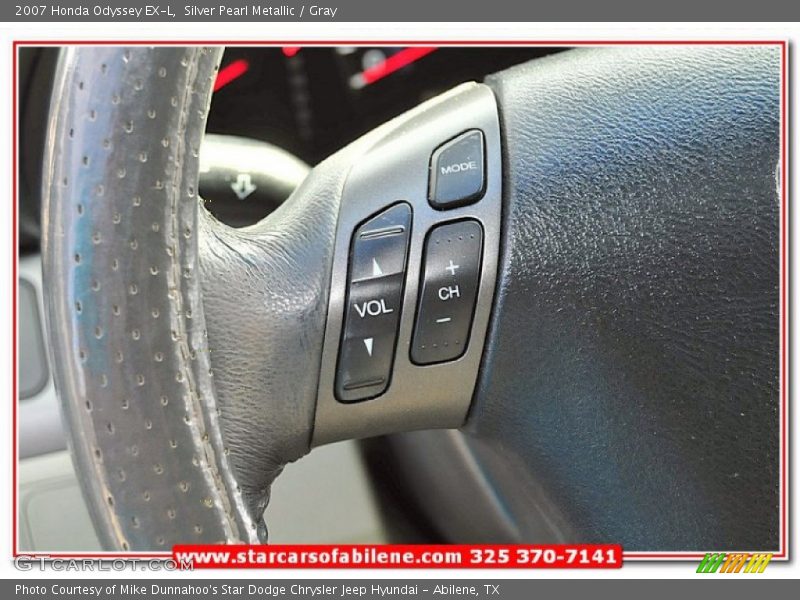 Silver Pearl Metallic / Gray 2007 Honda Odyssey EX-L