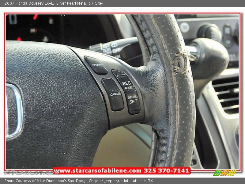 Silver Pearl Metallic / Gray 2007 Honda Odyssey EX-L