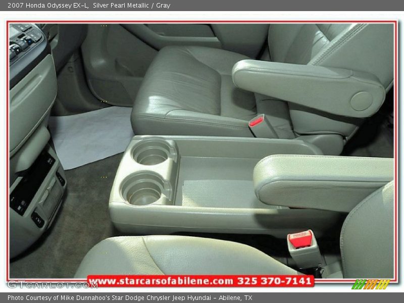 Silver Pearl Metallic / Gray 2007 Honda Odyssey EX-L
