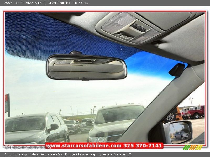 Silver Pearl Metallic / Gray 2007 Honda Odyssey EX-L
