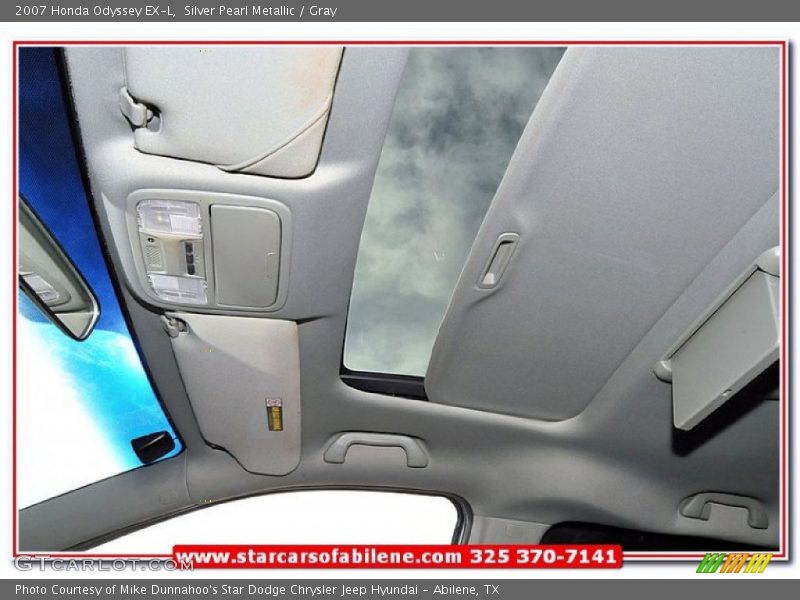 Silver Pearl Metallic / Gray 2007 Honda Odyssey EX-L