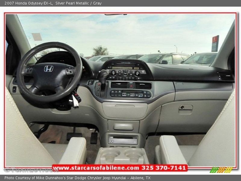 Silver Pearl Metallic / Gray 2007 Honda Odyssey EX-L