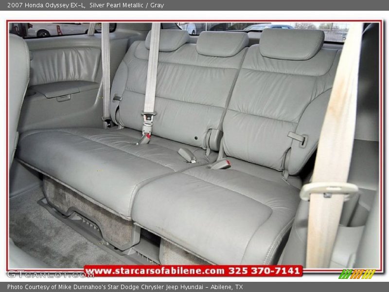 Silver Pearl Metallic / Gray 2007 Honda Odyssey EX-L