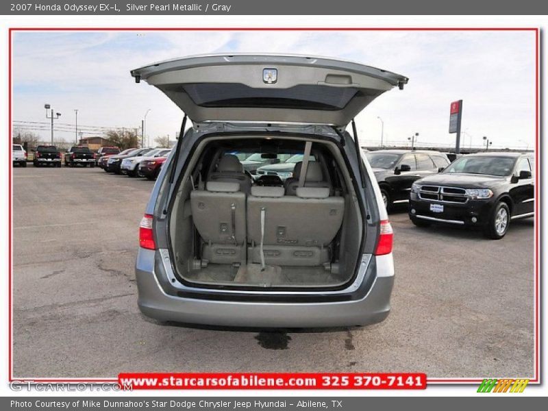 Silver Pearl Metallic / Gray 2007 Honda Odyssey EX-L