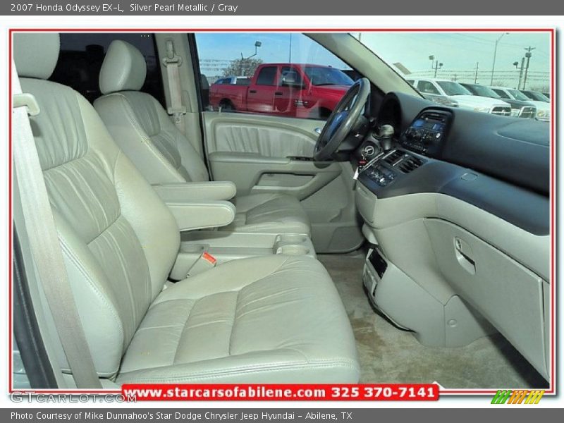 Silver Pearl Metallic / Gray 2007 Honda Odyssey EX-L