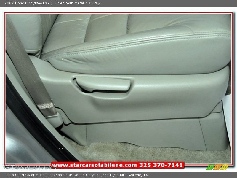 Silver Pearl Metallic / Gray 2007 Honda Odyssey EX-L
