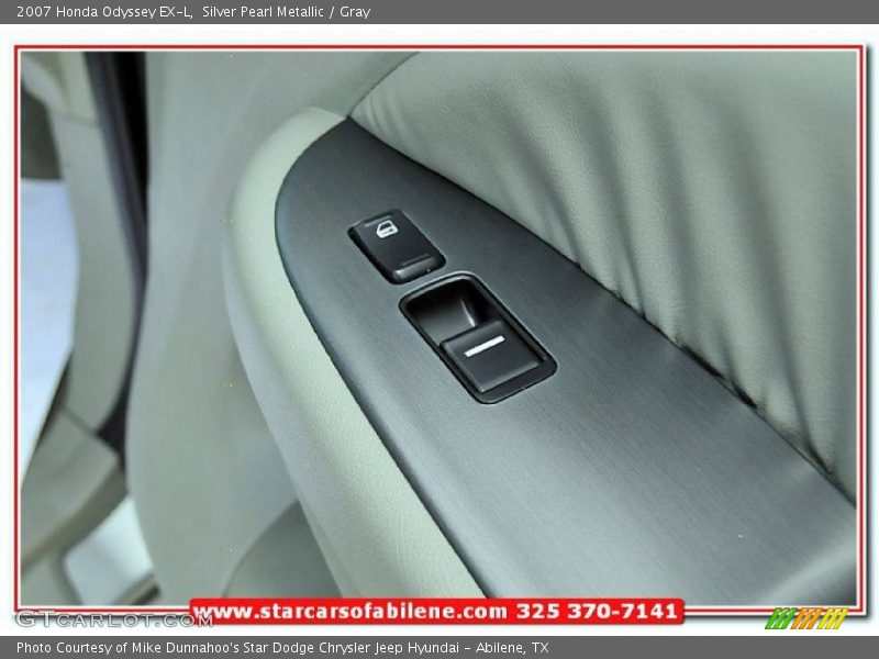 Silver Pearl Metallic / Gray 2007 Honda Odyssey EX-L