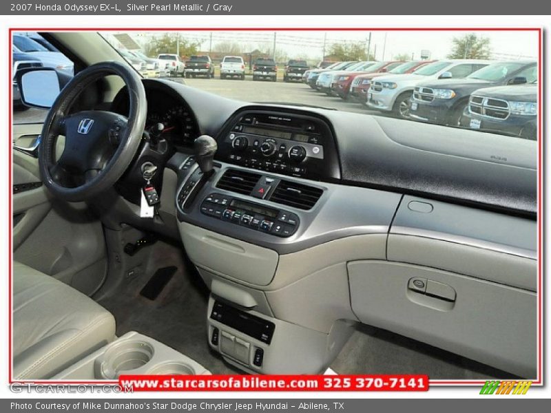 Silver Pearl Metallic / Gray 2007 Honda Odyssey EX-L