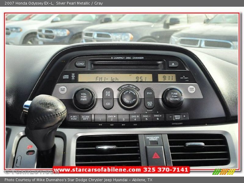 Silver Pearl Metallic / Gray 2007 Honda Odyssey EX-L