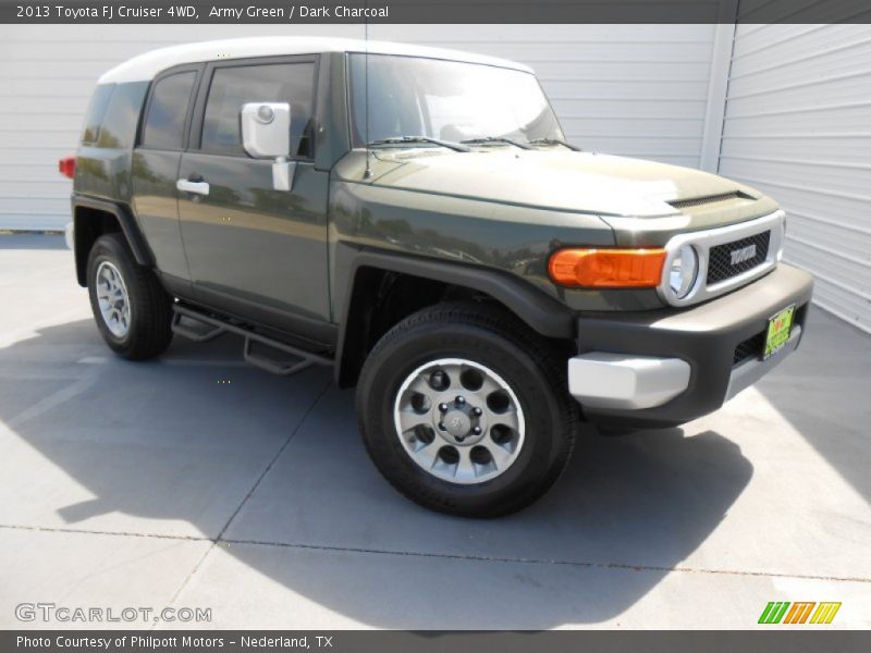 Army Green / Dark Charcoal 2013 Toyota FJ Cruiser 4WD