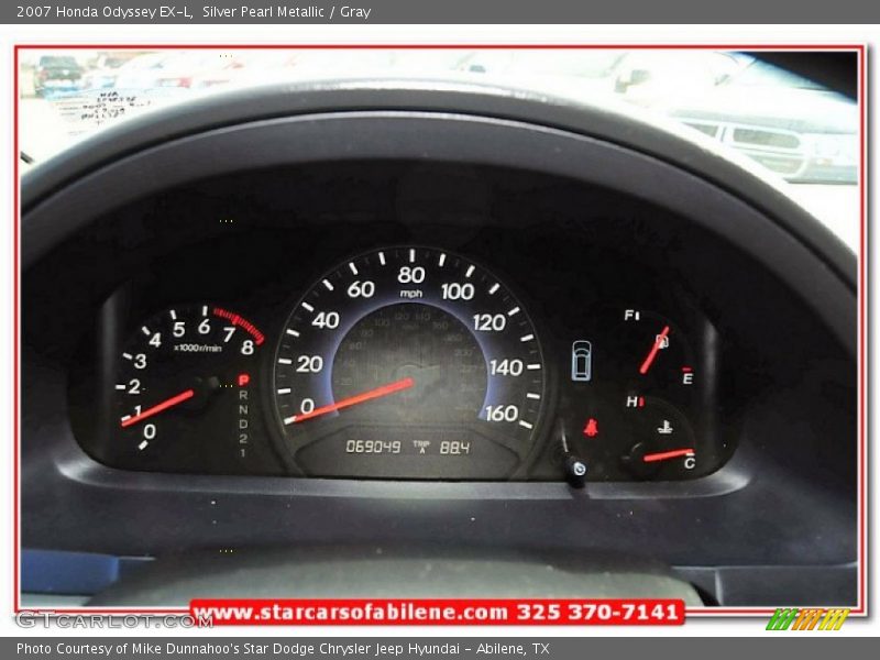 Silver Pearl Metallic / Gray 2007 Honda Odyssey EX-L