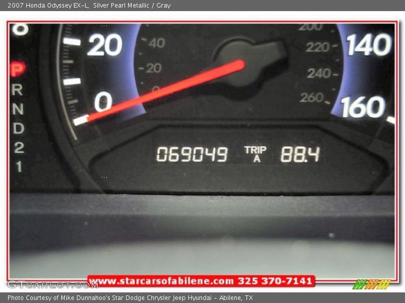 Silver Pearl Metallic / Gray 2007 Honda Odyssey EX-L