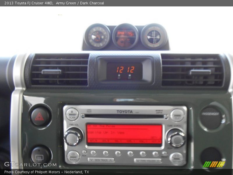 Army Green / Dark Charcoal 2013 Toyota FJ Cruiser 4WD