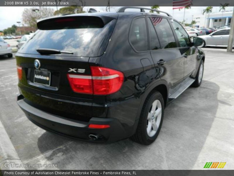 Jet Black / Black 2008 BMW X5 3.0si