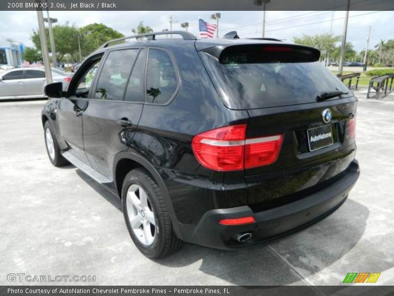 Jet Black / Black 2008 BMW X5 3.0si