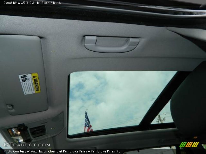 Jet Black / Black 2008 BMW X5 3.0si