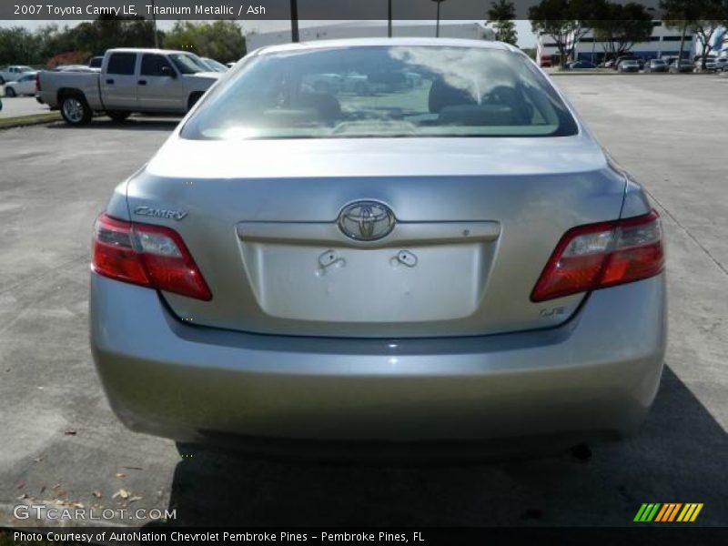 Titanium Metallic / Ash 2007 Toyota Camry LE