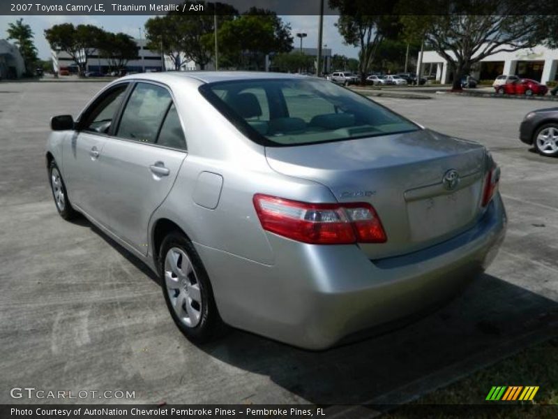 Titanium Metallic / Ash 2007 Toyota Camry LE