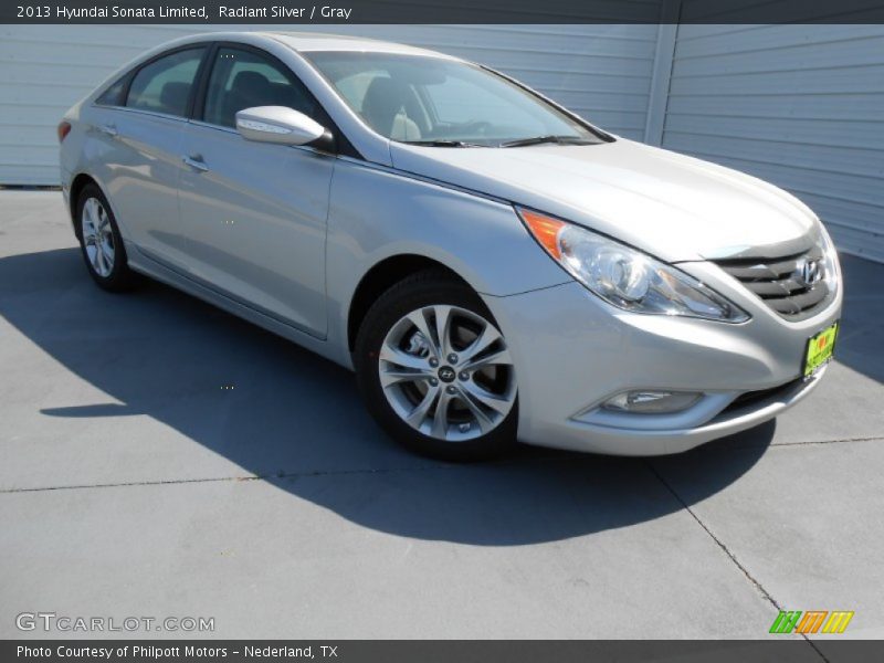 Radiant Silver / Gray 2013 Hyundai Sonata Limited