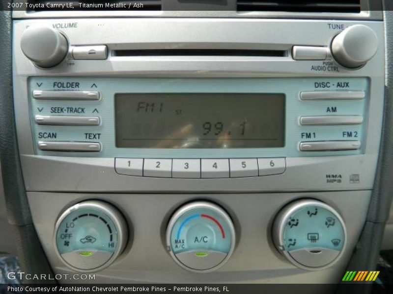 Titanium Metallic / Ash 2007 Toyota Camry LE